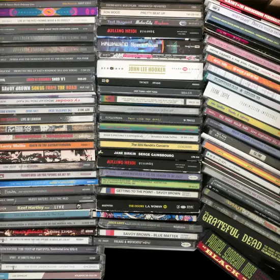 APPROX 80-90 CDS MIXED GENRE MAINLY ROCK